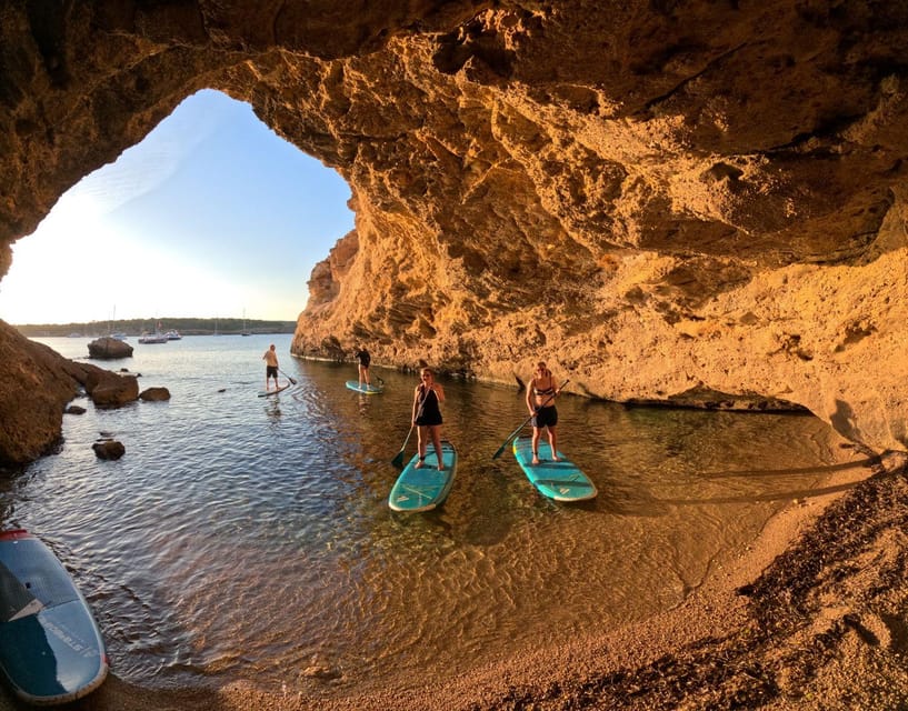 SANT ANTONI: ALL INCLUDED PADDLE SURF&SNORKEL TOUR BOAT - Snorkeling with a separate guide