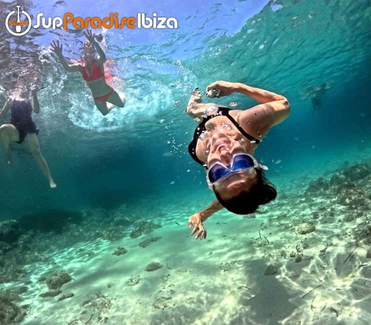 SANT ANTONI: ALL INCLUDED PADDLE SURF&SNORKEL TOUR BOAT - What is included, and what you still need