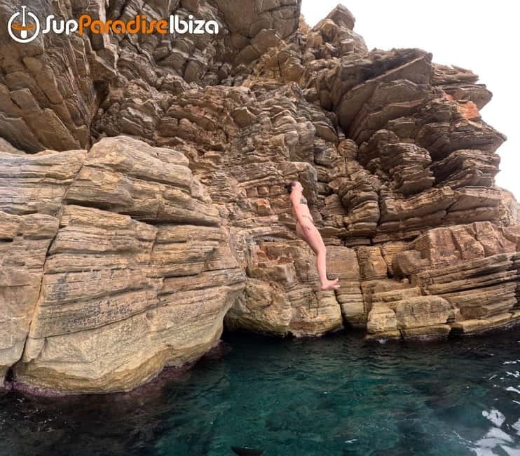 SANT ANTONI: ALL INCLUDED PADDLE SURF&SNORKEL TOUR BOAT - Who will get the most from this three-hour outing