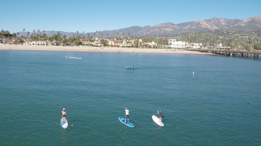 Santa Barbara: Stand-up Paddle Board Rental - Getting equipped with a board, paddle, and PFD