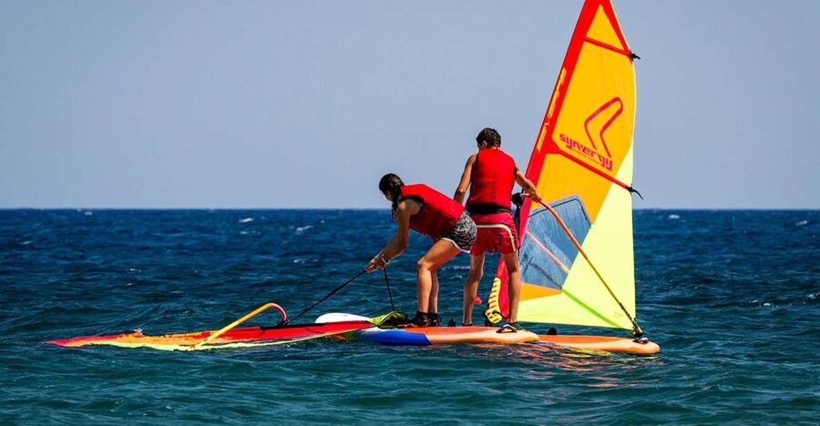 Santorini: 2-Day Guided Windsurfing Lesson - Learning With Harry and the Nemely Team