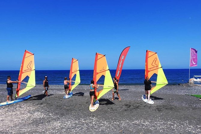 Santorini Windsurfing lessons - Who will get the most from this lesson?