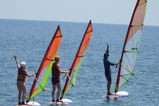 Santorini Windsurfing lessons - Nemely Windsurf & SUP Center at Avis Street