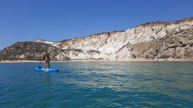 SCALA DEI TURCHI: SUP [STAND UP PADDLE] EXPERIENCE & SNORKELING - Why the Scala dei Turchi looks best from the water