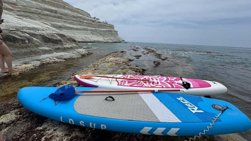 SCALA DEI TURCHI: SUP [STAND UP PADDLE] EXPERIENCE & SNORKELING - Starting at Nodo a Mare Beach Club