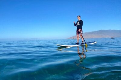 Semi Private Stand Up Paddle Boarding (SUP) Class at Kalama Beach in Kihei