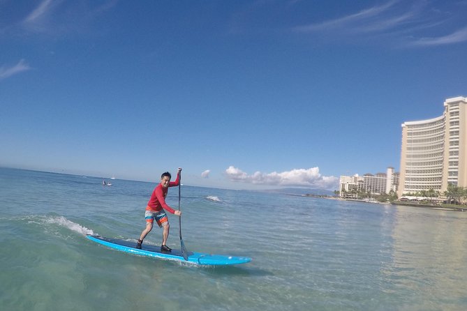 Semi-Private Stand Up Paddle Lesson with Waikiki Courtesy Shuttle - Learning the Basics Without Pressure to Perform