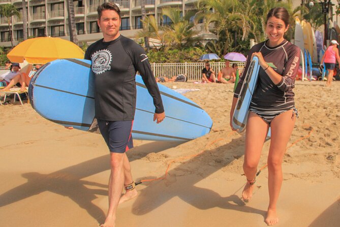 Semi-Private Surf Lesson for 2 or 3 people on Waikiki Beach - Weather, cancellation, and timing