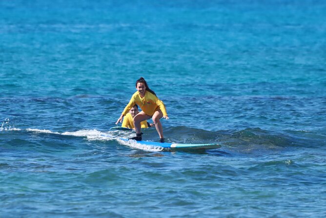 Semi-Private Surfing Lesson in Waikiki, Oahu - A coach who works with beginners