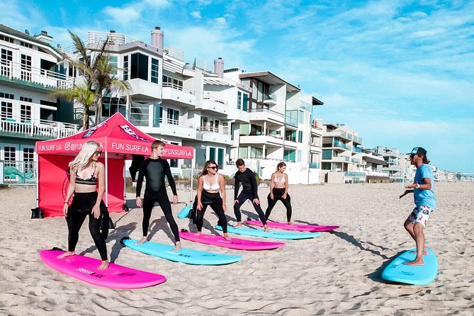 Shared 2 Hour Small Group Surf Lesson in Santa Monica - Foam boards, wetsuits, and beginner-friendly equipment