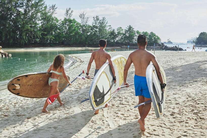 Singapore: Stand up Paddle board - Ola Beach Club Ticket - What the Ola Beach Club paddleboard experience is really like
