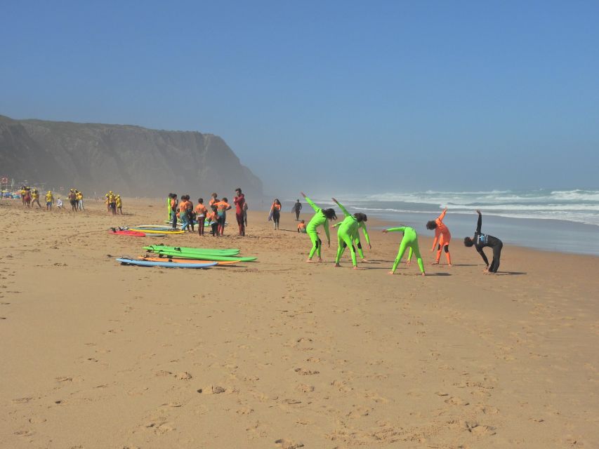 Sintra: 2-Hour Group Surf Lesson at Praia Grande - The meeting point and timing details