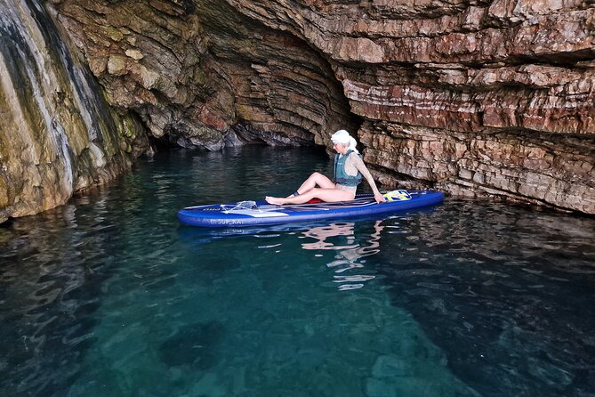 Small group kayaking tour from Budva to Sveti Nikola island caves - Setting off from Slovenska Obala