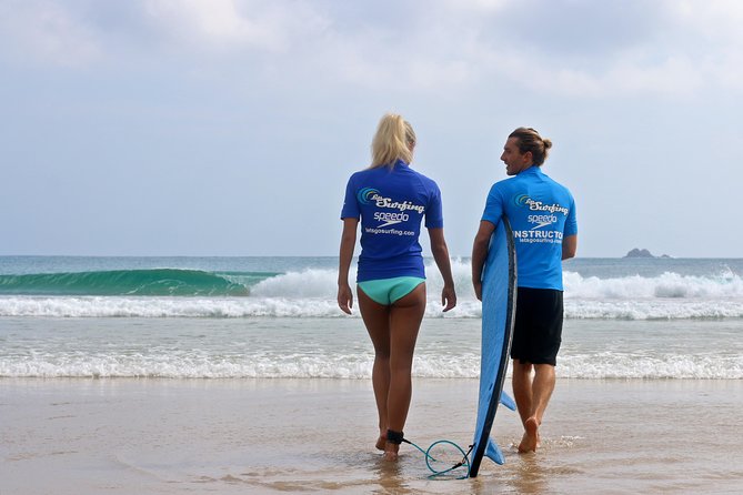 Small-Group Surfing Lessons in Byron Bay - The beach lesson: learning the motion first