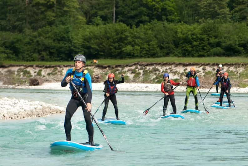 Soča Whitewater Stand-up Paddle Board: Small Group Adventure - Why the Soča works so well for whitewater SUP
