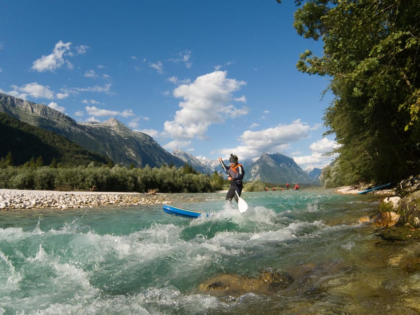 Soča Whitewater Stand-up Paddle Board: Small Group Adventure - The 10-minute van ride to Čezsoča