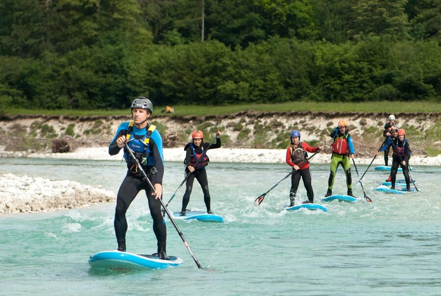 Soča Whitewater Stand-up Paddle Board: Small Group Adventure - Seventy minutes of guided whitewater