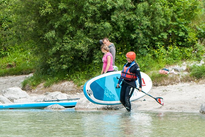 Soca Whitewater Stand-up Paddle Boarding Small Group Adventure - Getting fitted with the right river gear