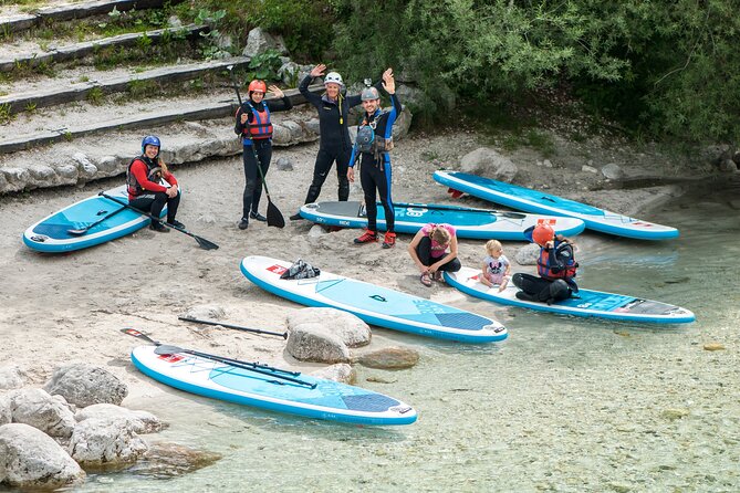 Soca Whitewater Stand-up Paddle Boarding Small Group Adventure - Learning before the Soča gets lively