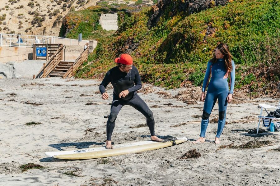 Solana Beach: Private Surf Lesson with Board and Wetsuit - What makes the beach setting work