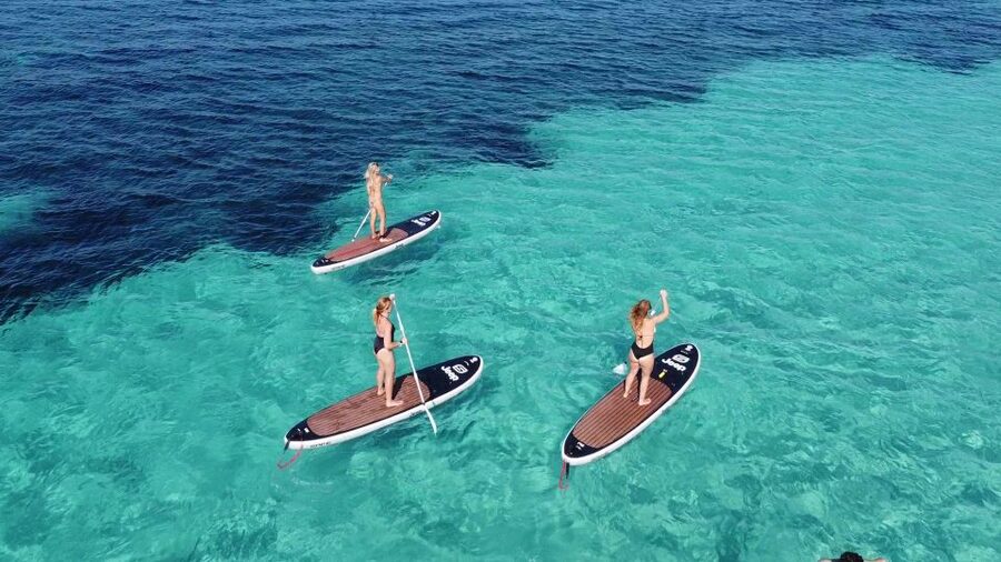 Spiaggia delle vacche: Stand Up Paddle Tour and breakfast - Who will enjoy this SUP morning most