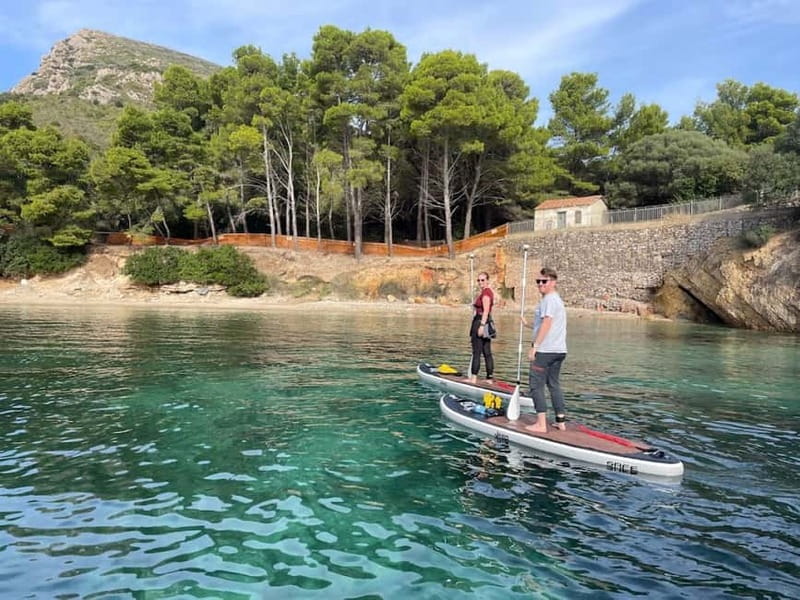 Spiaggia delle vacche: Stand Up Paddle Tour and breakfast - Reaching Spiaggia delle Vacche