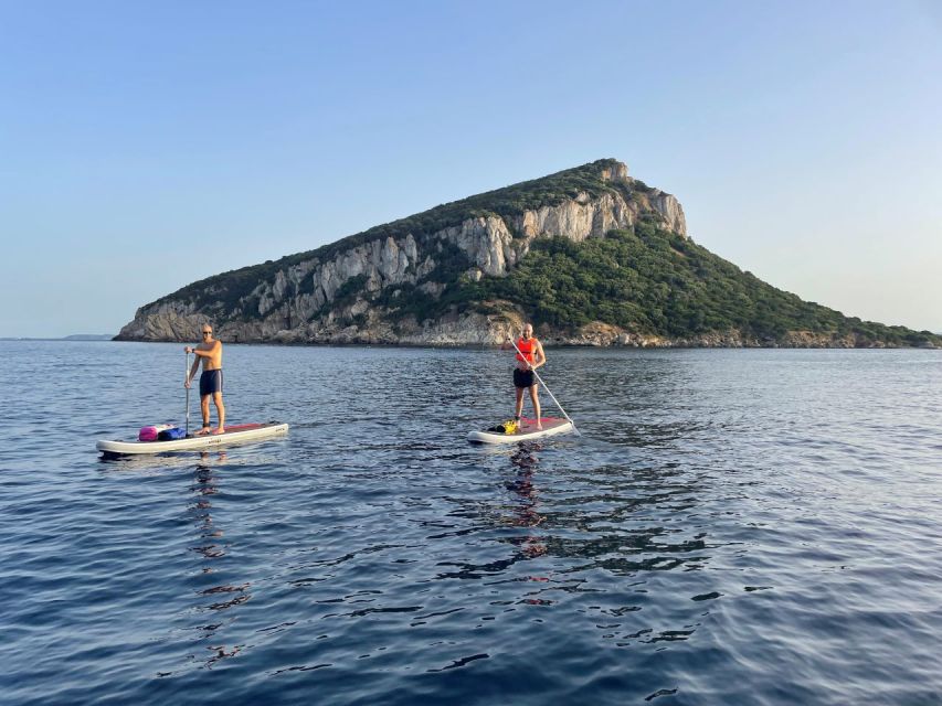 Spiaggia delle vacche SUP paddleboard tour sunset aperitif - Flat rocks, swimming, and the 50-minute aperitif