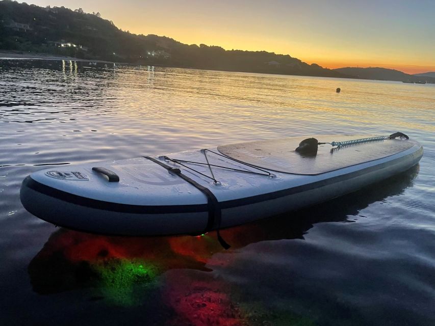 Spiaggia delle vacche SUP paddleboard tour sunset aperitif - Getting started at Cala Girgolu or Cala Moresca