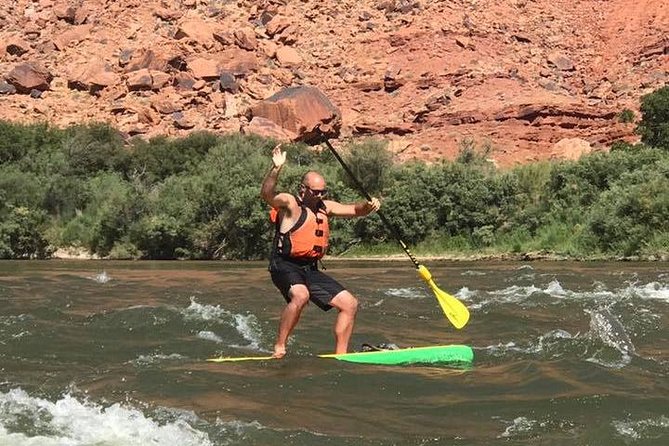 Splish and Splash: Stand Up Paddleboarding on the Colorado River - Following Arches National Park from the river