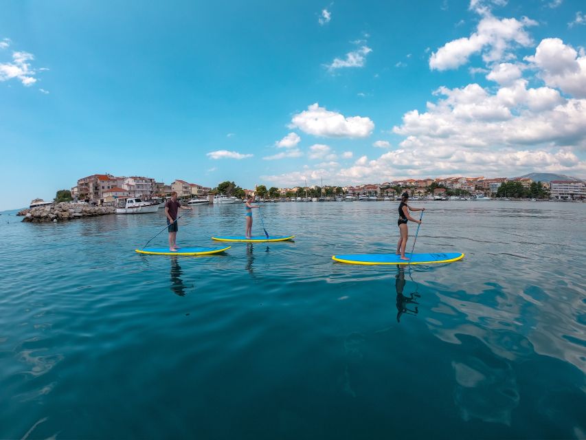 Split: Adriatic Sea and River Stand-Up Paddleboard Tour - Snorkeling, Fish, and a Choice of Cliff Jumps