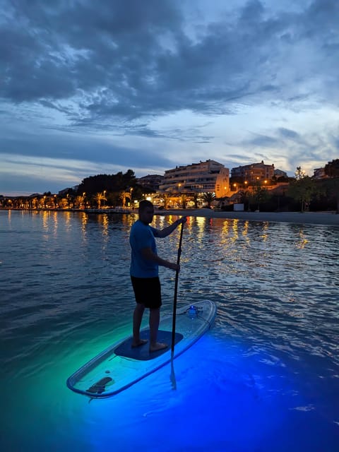Split: Transparent SUP night Glow tour - Who will enjoy this most?