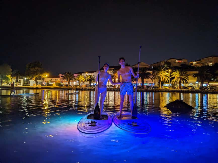 Split: Transparent SUP night Glow tour - The quiet river stop
