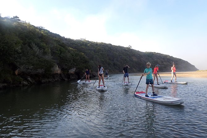 Stand Up Paddle Amoreira River Tour – Aljezur Nature Experience - Paddling upstream on calm water