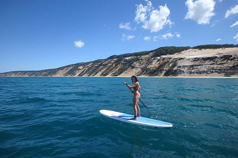Stand Up Paddle at Double Island Point + 4x4 Beach Drive - Should you book the Double Island Point SUP tour?