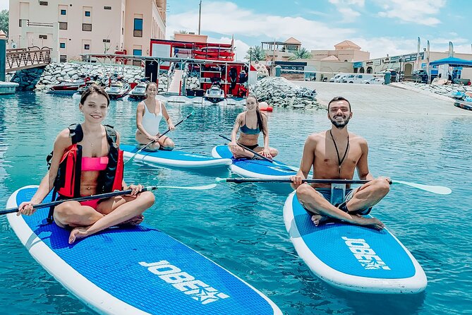 Stand Up Paddle Board 1h + cafe @POPEYE JETSKI in Dubai - Key points at a glance