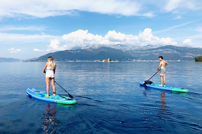 Stand-Up-Paddle Board at Bay of Kotor from Tivat or Kotor - Paddling around Sveti Marko Island