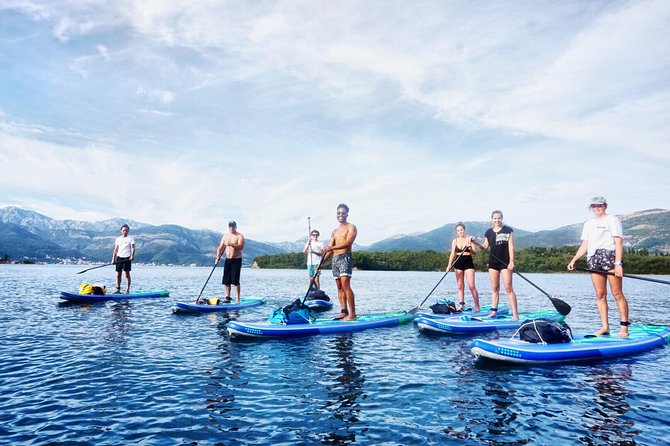 Stand-Up-Paddle Board at Bay of Kotor from Tivat or Kotor - A good choice for families and first-time paddlers