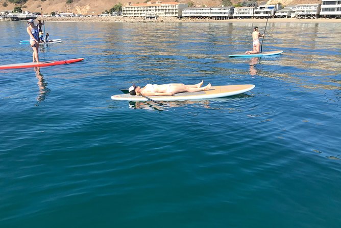 Stand up Paddle Board in Malibu - The physical side of the outing