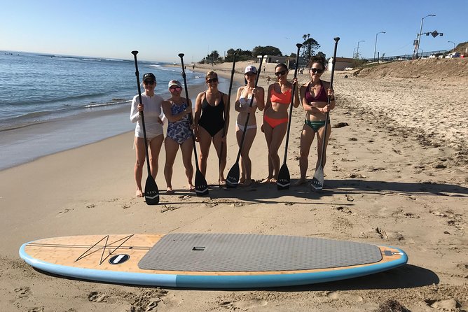 Stand up Paddle Board in Malibu - Paddling north along the Malibu coast