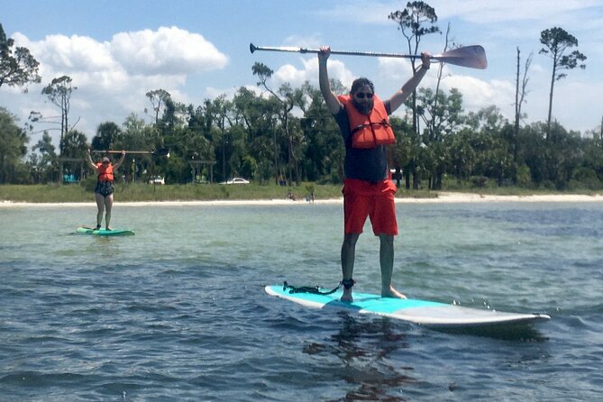 Stand Up Paddle Board Lesson in Panama City Florida - Learning the basics on the lake