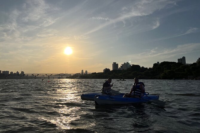Stand Up Paddle Board (SUP) and Kayak Activities in Han River - The skyline views from Ttukseom to Jamsil