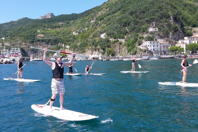 Stand Up Paddle guided tour through Amalfi Coast - Your first minutes on the SUP