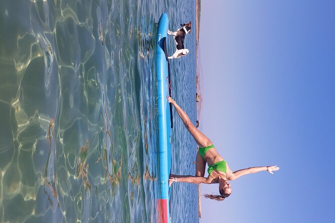 Stand up Paddle Pilates in Chania - What the small group adds