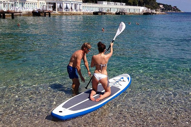 Stand Up Paddle school - learn to SUP and make your first SUP tour - Starting at Bonj Beach near Hotel Amfora
