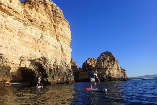 Stand Up Paddle Sunrise Caves Tour in Lagos - pickup Aljezur area - The Love Cave stop