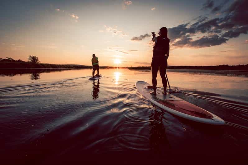 STAND UP paddle surf - Choosing between a Lapland river and lake