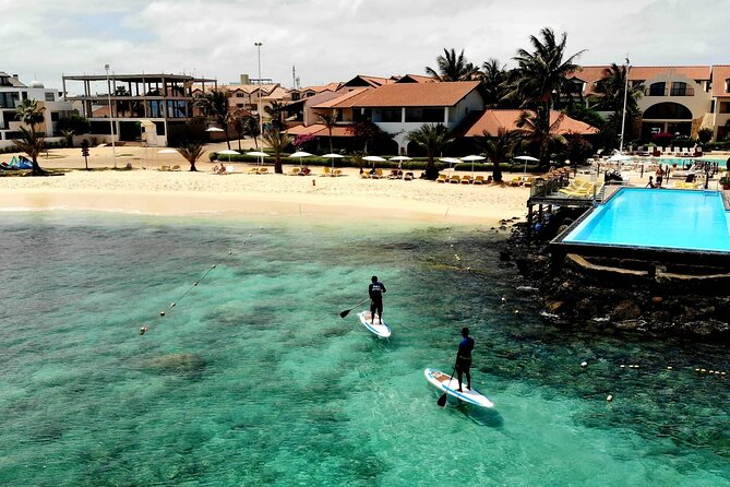 Stand Up Paddle Tour in Santa Maria Bay - Paddling through Santa Maria Bay