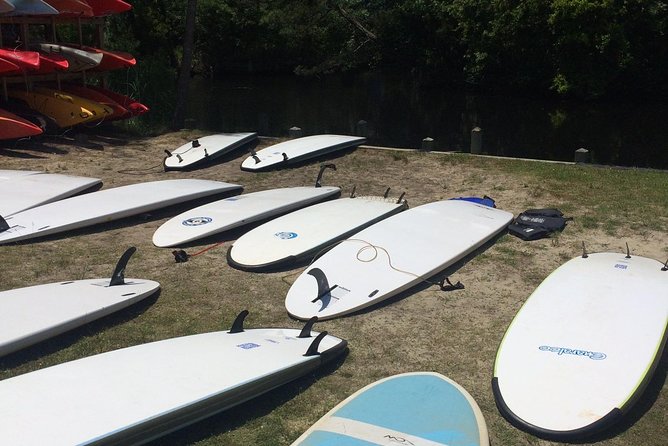 Stand Up Paddleboard Adventure on the Outer Banks - Salt marsh channels toward the sound