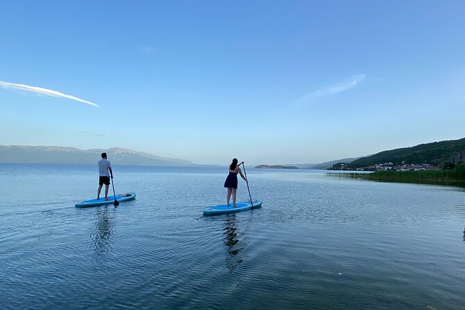 Stand-Up Paddleboard (SUP) Rental in Struga - Beaches, the village, and open-water swimming