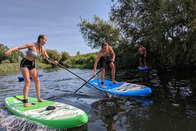 Stand-up Paddleboard SUP Safari on The River Avon For Beginners - Starting at Arden Sailing Club near Eckington